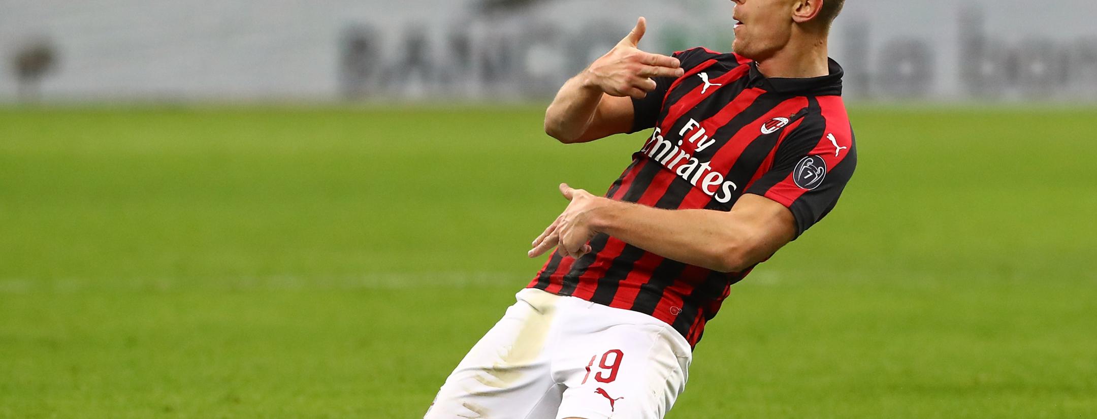 Krzysztof Piatek celebration