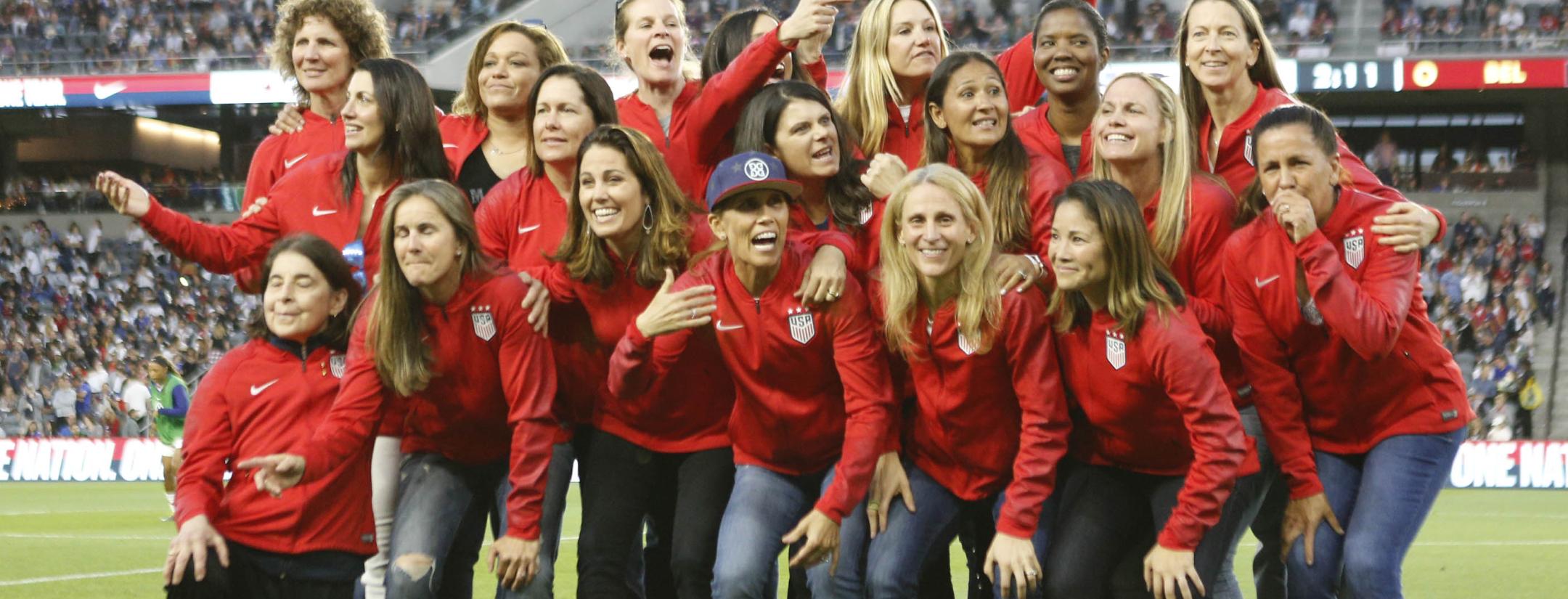 USWNT 99ers celebration