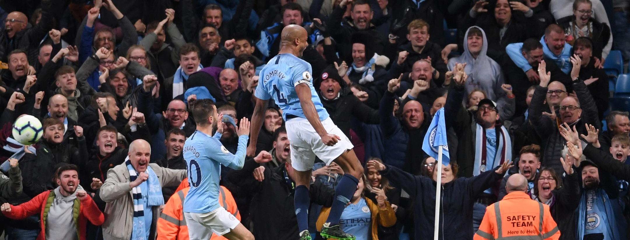 Vincent Kompany goal vs Leicester City