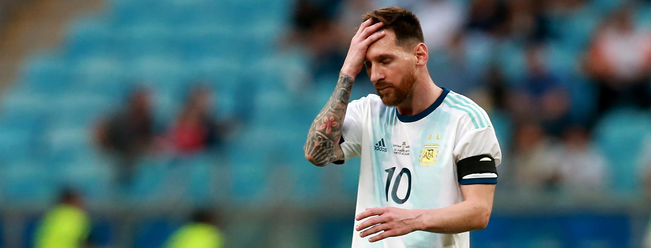 Lionel Messi Argentina miss in Copa America