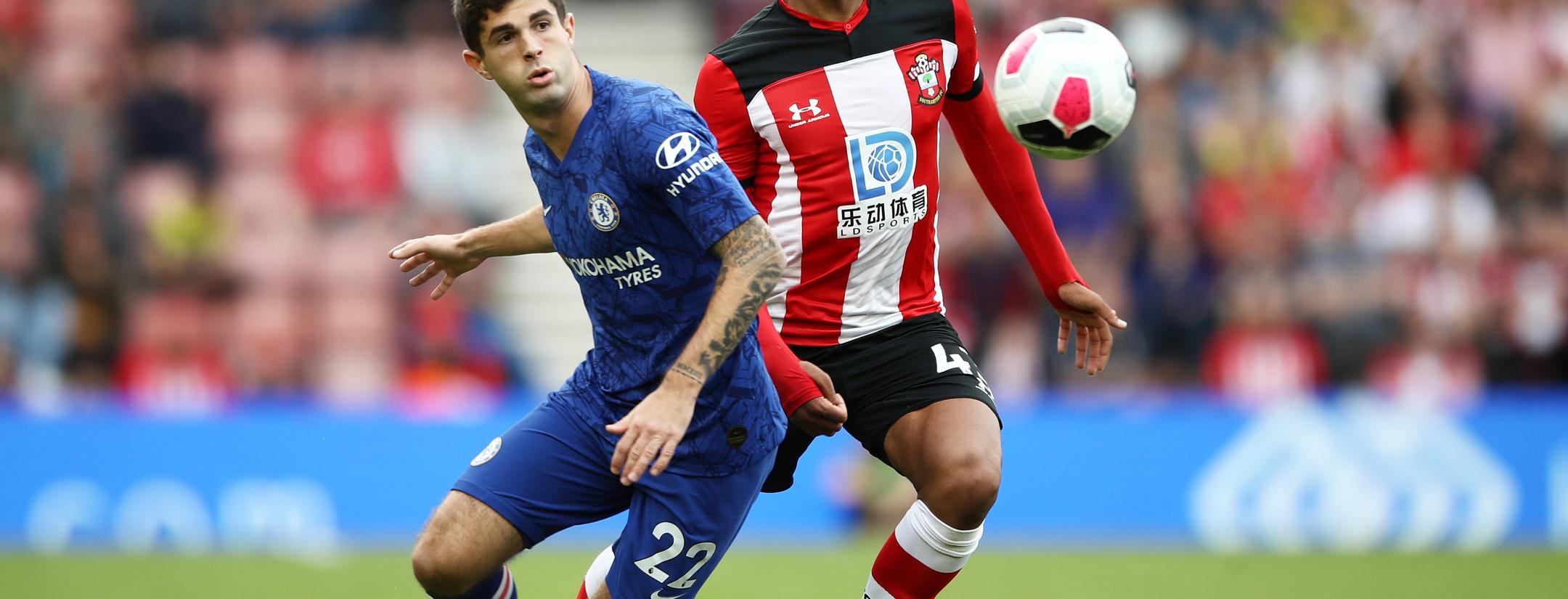 Christian Pulisic Chelsea assist vs Southampton