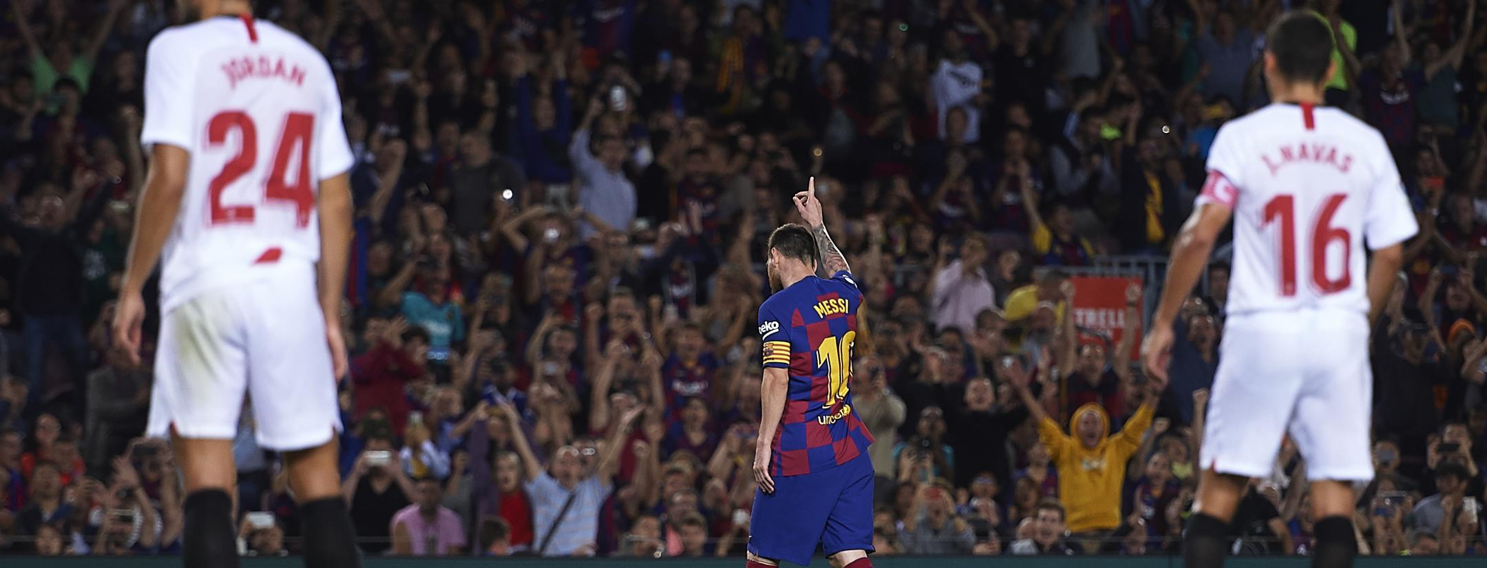 How many goals does Messi have?