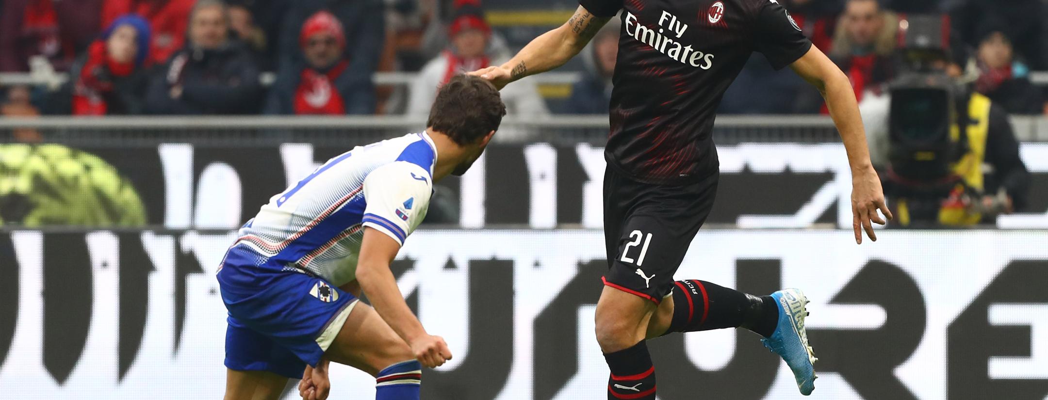 Zlatan Ibrahimovic AC Milan debut 2020