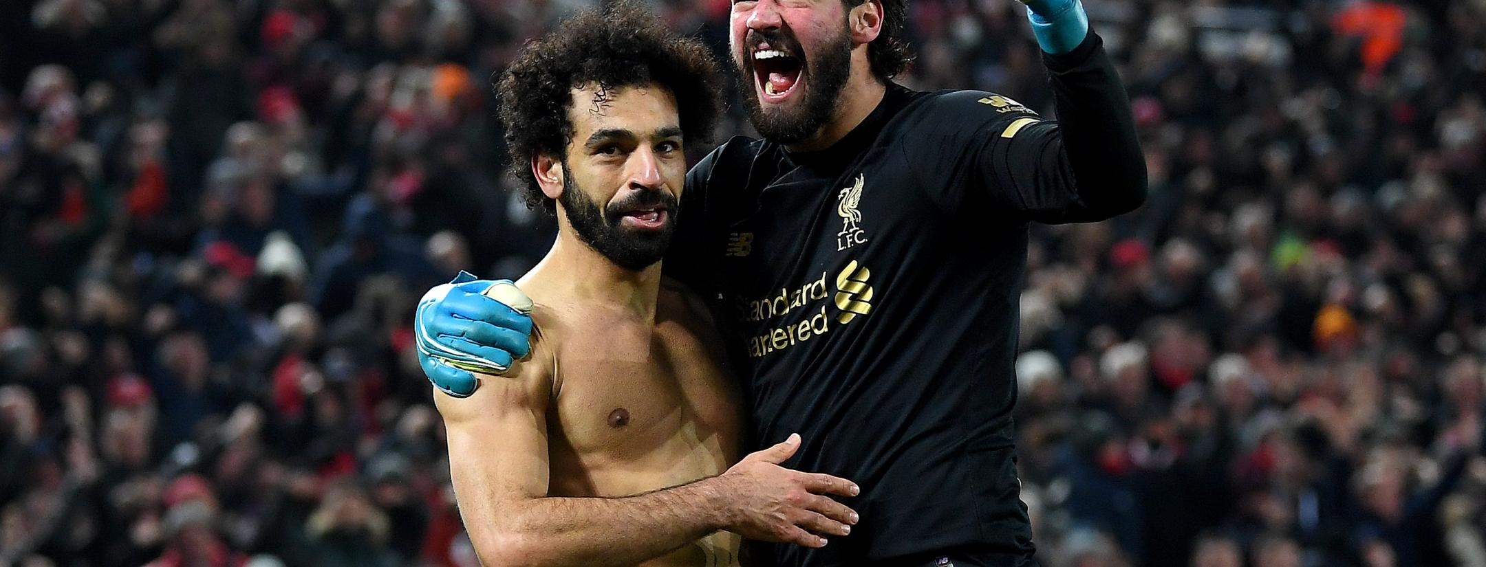 Alisson assist for Mohamed Salah