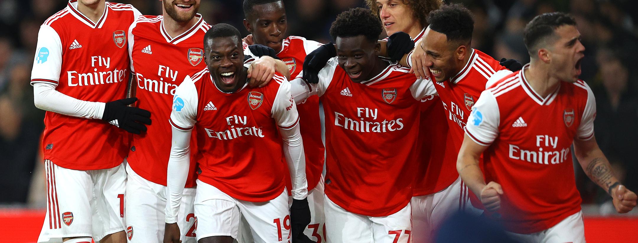 Bukayo Saka nutmeg vs Newcastle