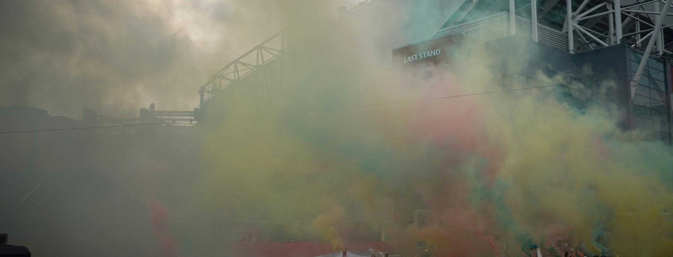 Old Trafford protest