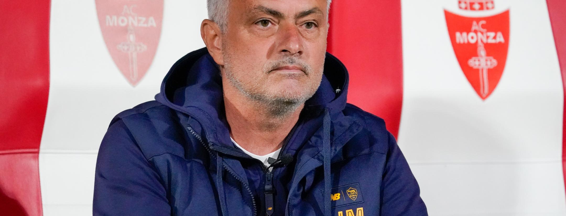 Jose Mourinho wired vs Monza