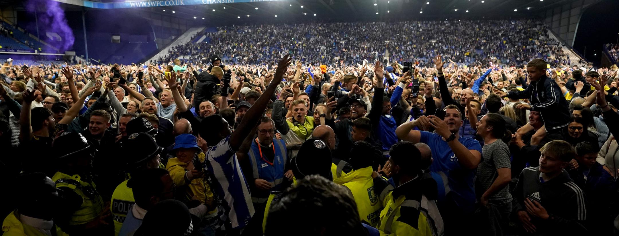 Sheffield Wednesday comeback celebrations 