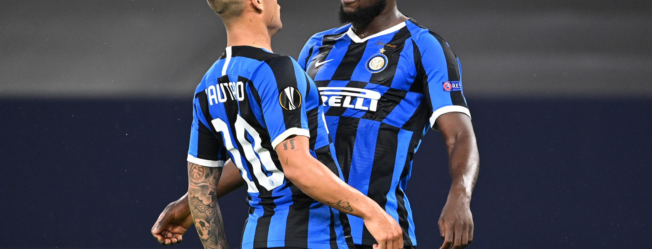 Romelu Lukaku and Lautaro Martinez
