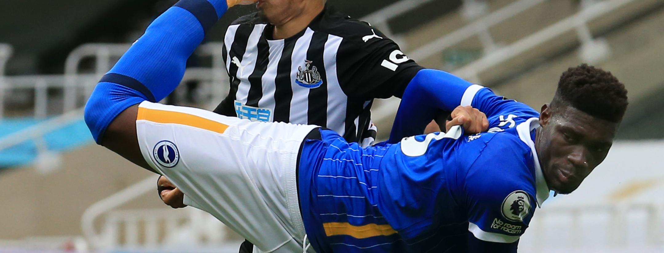 Yves Bissouma red card