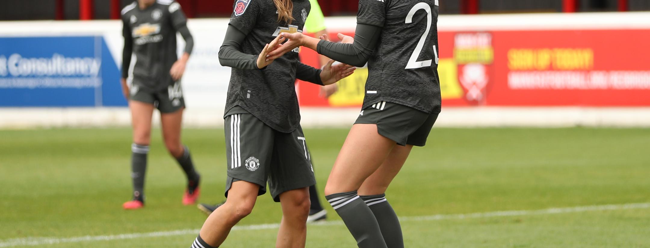 Tobin Heath celebrates her goal