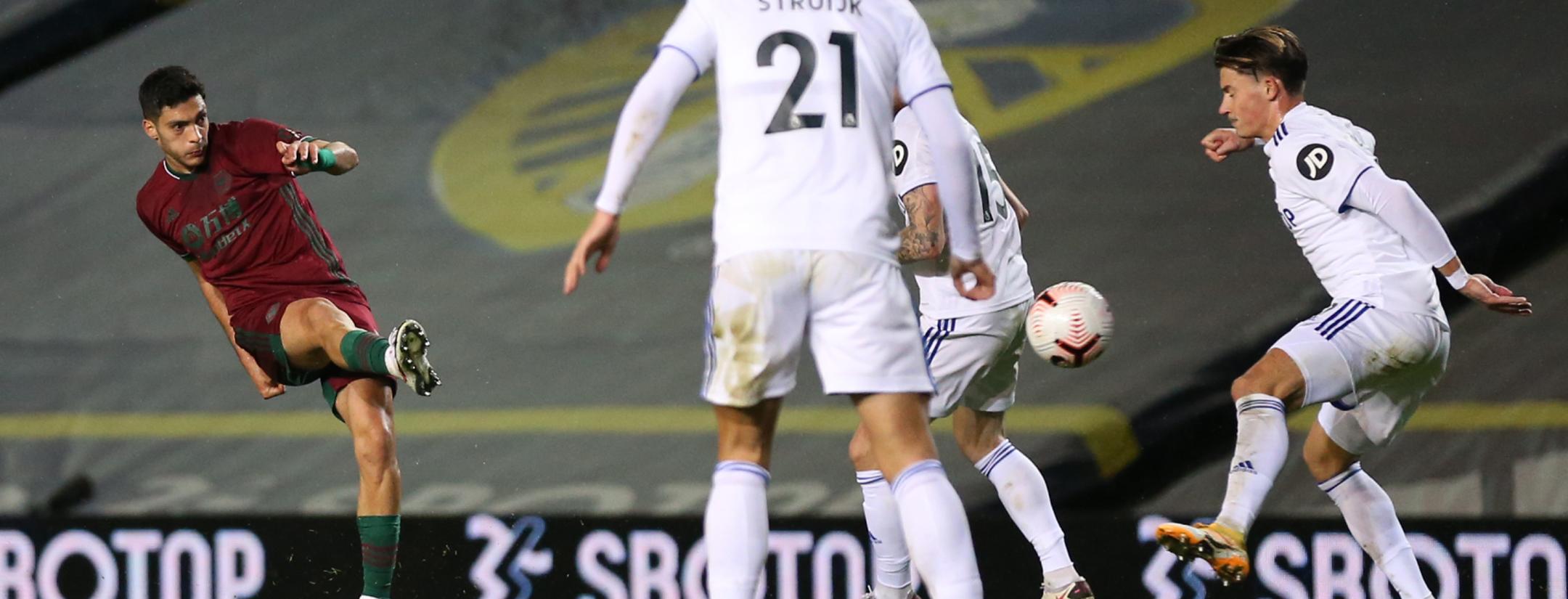 Raul Jimenez goal vs Leeds