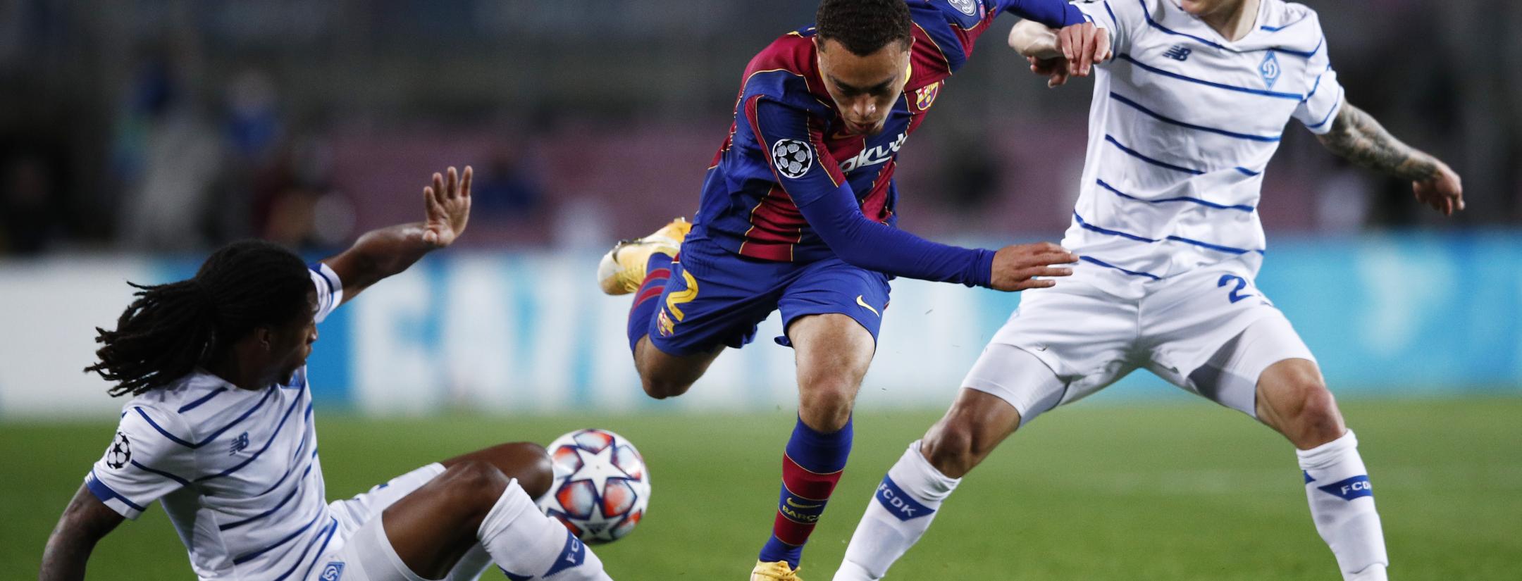 Sergino Dest Barcelona goal