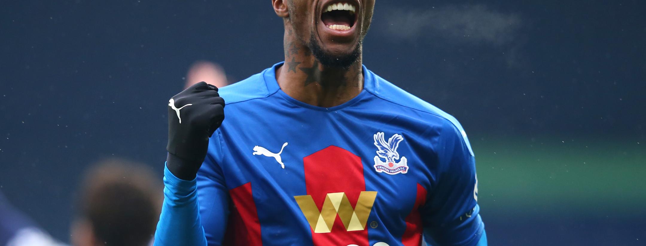 Wilfried Zaha goals vs West Brom