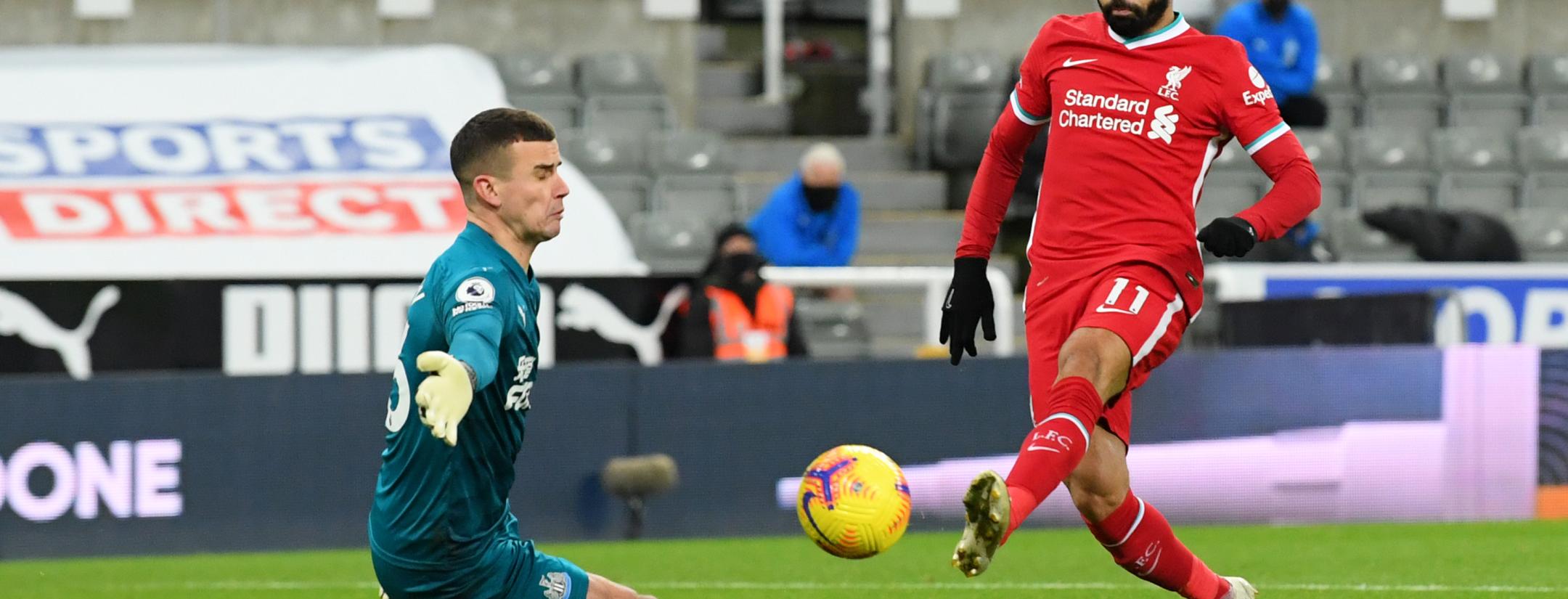 Karl Darlow in Liverpool vs Newcastle