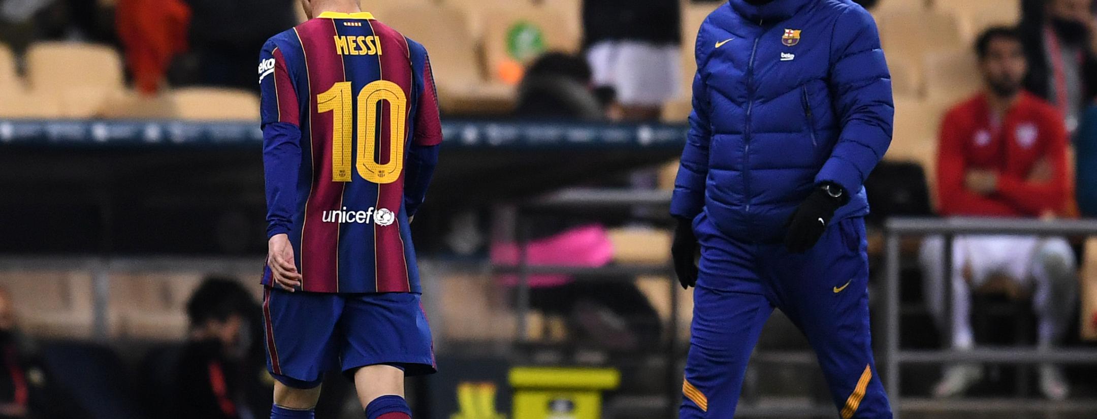 Lionel Messi Barcelona red card