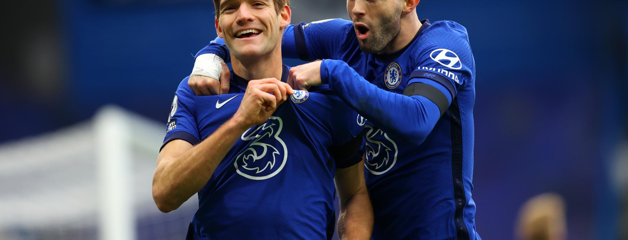 Christian Pulisic and Marcos Alonso