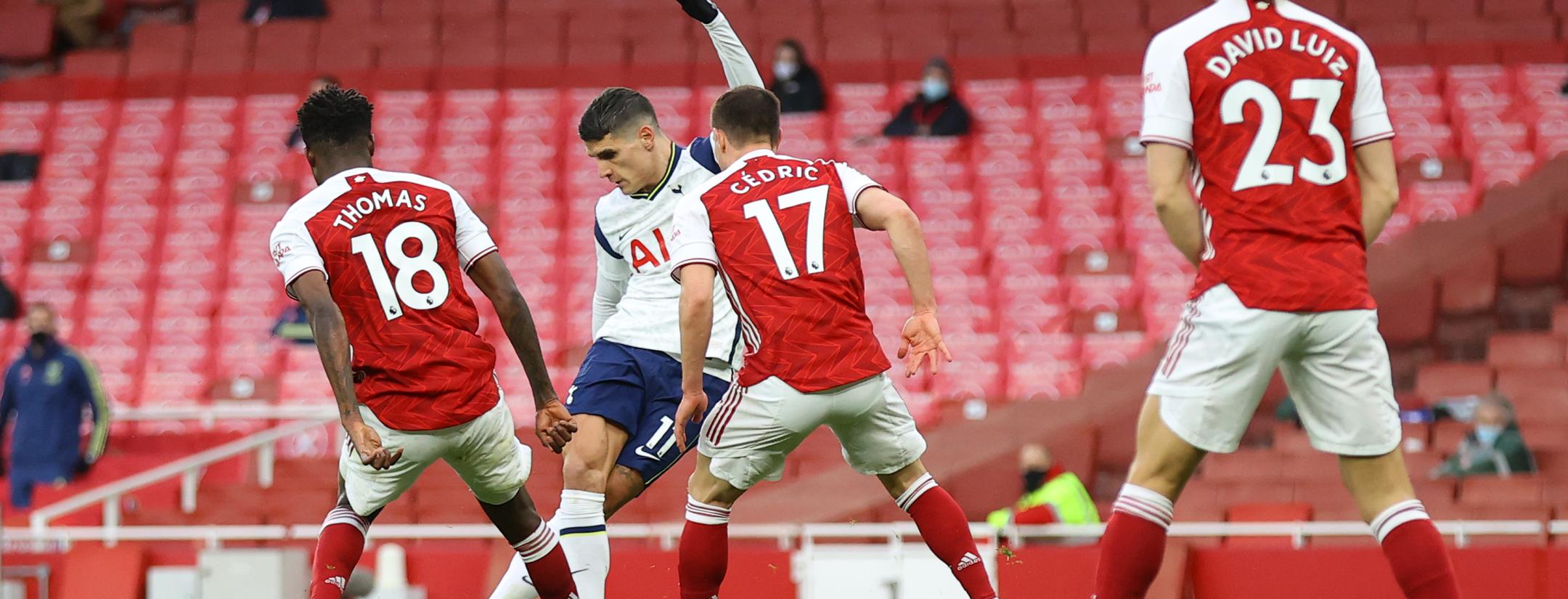 Erik Lamela rabona vs Arsenal
