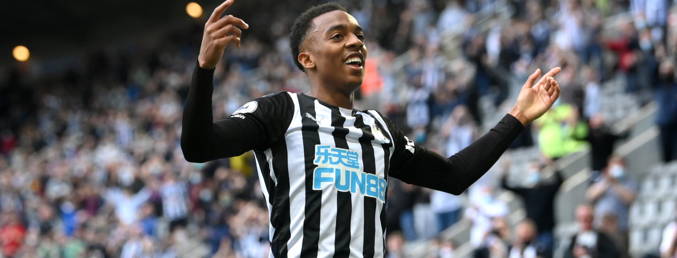 Joe Willock scores in six straight.