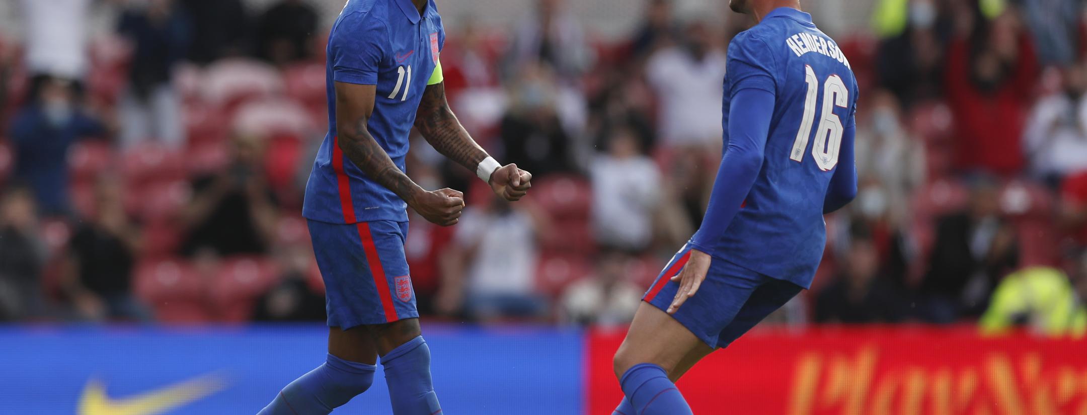 England captain Marcus Rashford