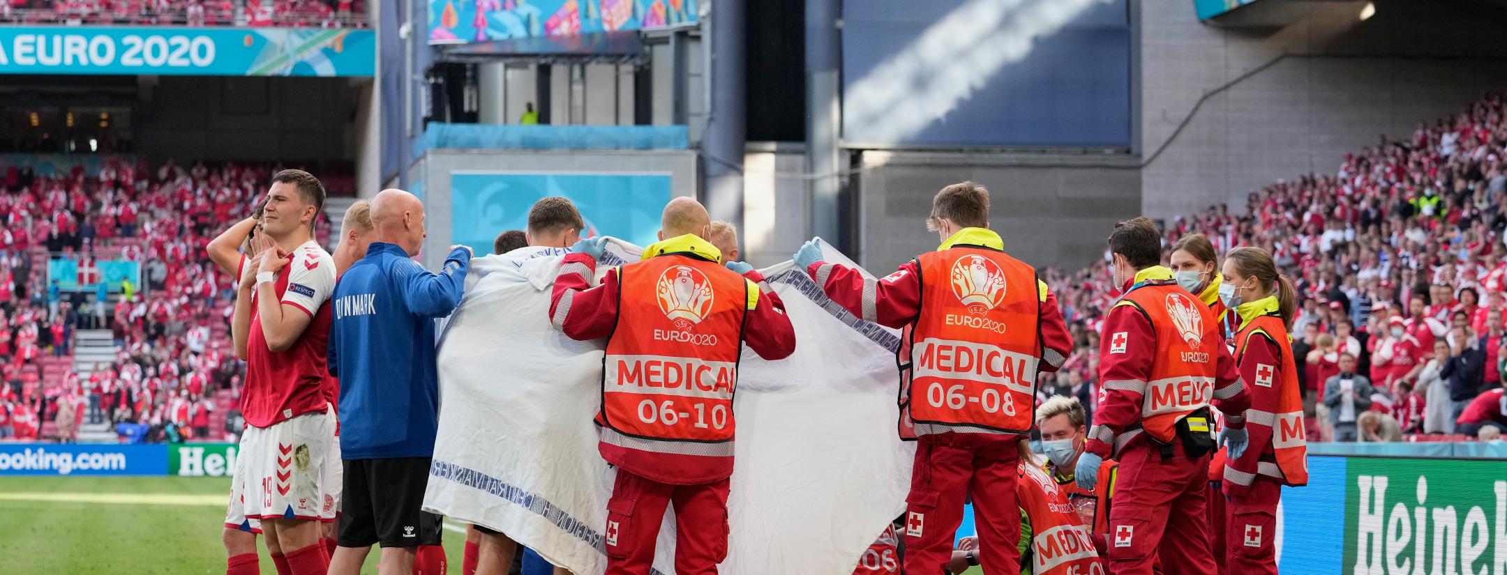 Medics save Christian Eriksen's life