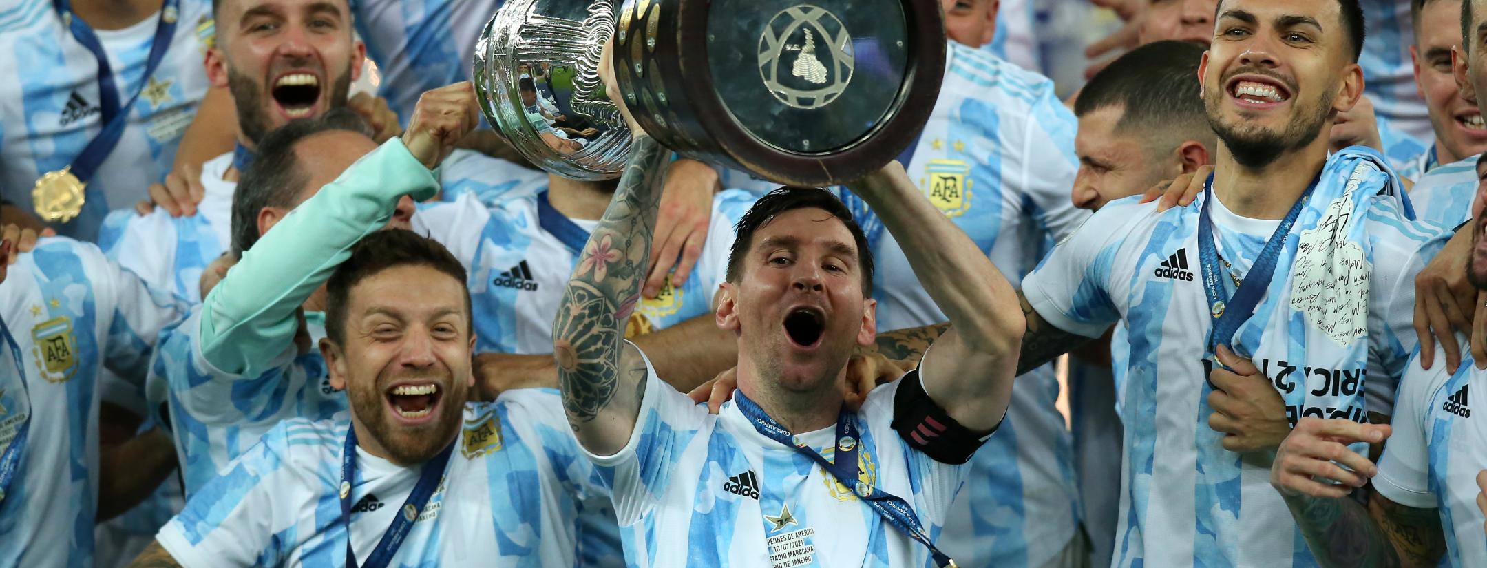 Lionel Messi lifts Argentina's Copa America in 2021