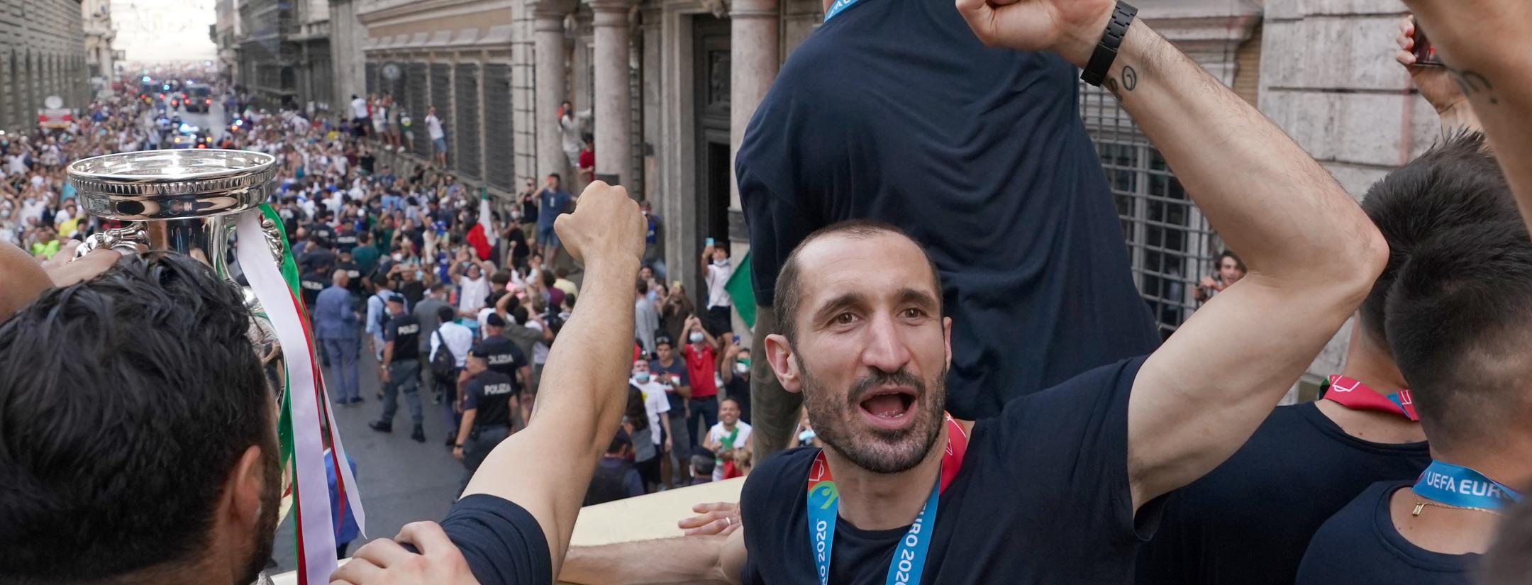 Italy victory parade for Euro 2020