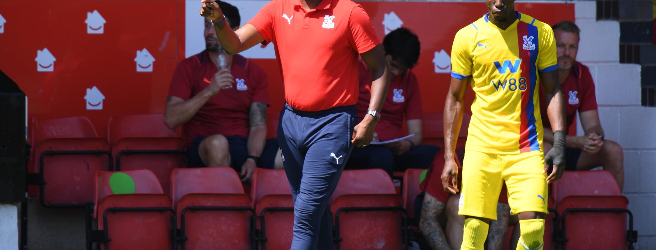 Patrick Vieira and Wilfried Zaha