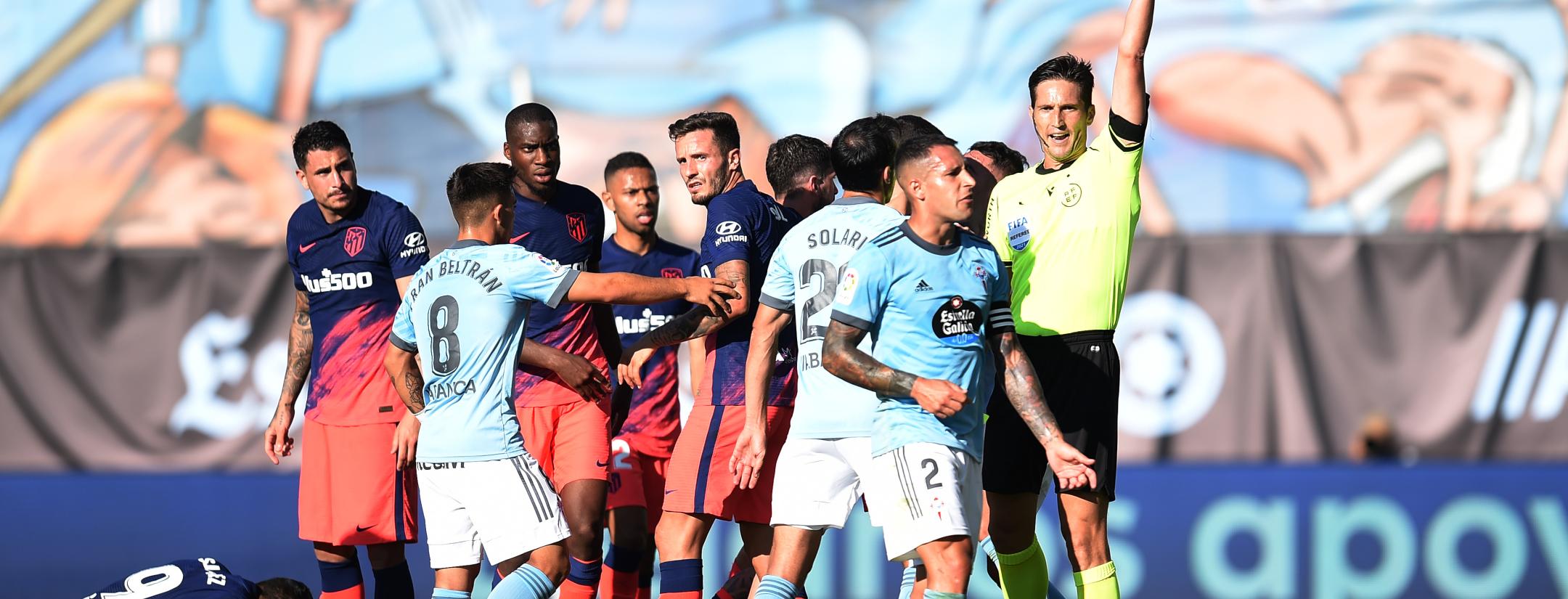 Atletico Celta Vigo brawl