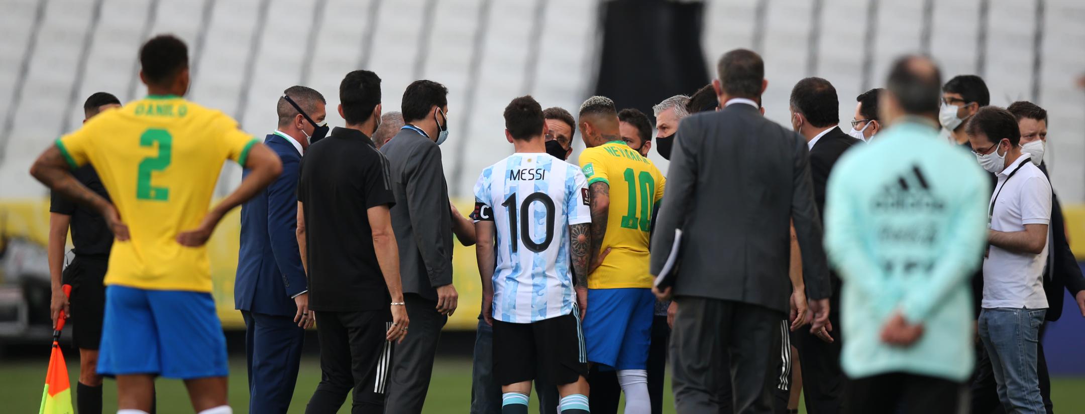 Brasil vs Argentina Suspendido