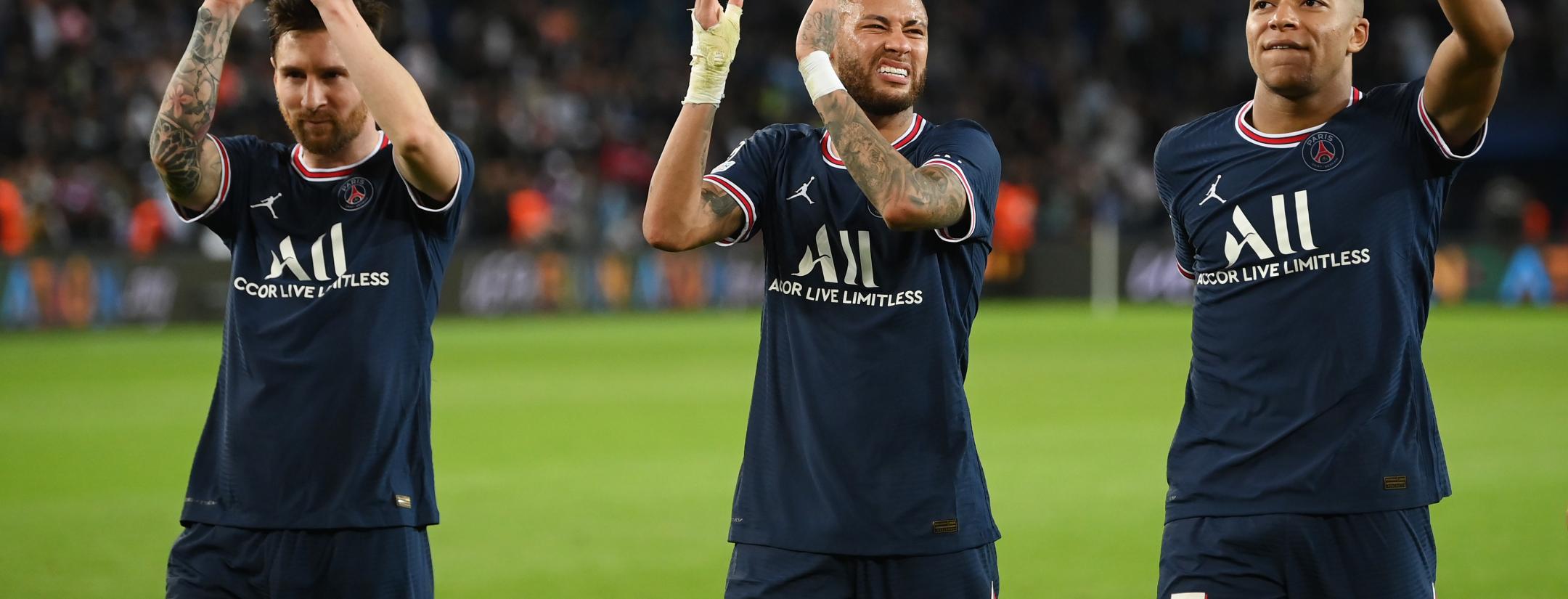 Messi, Neymar and Mbappe score in same match