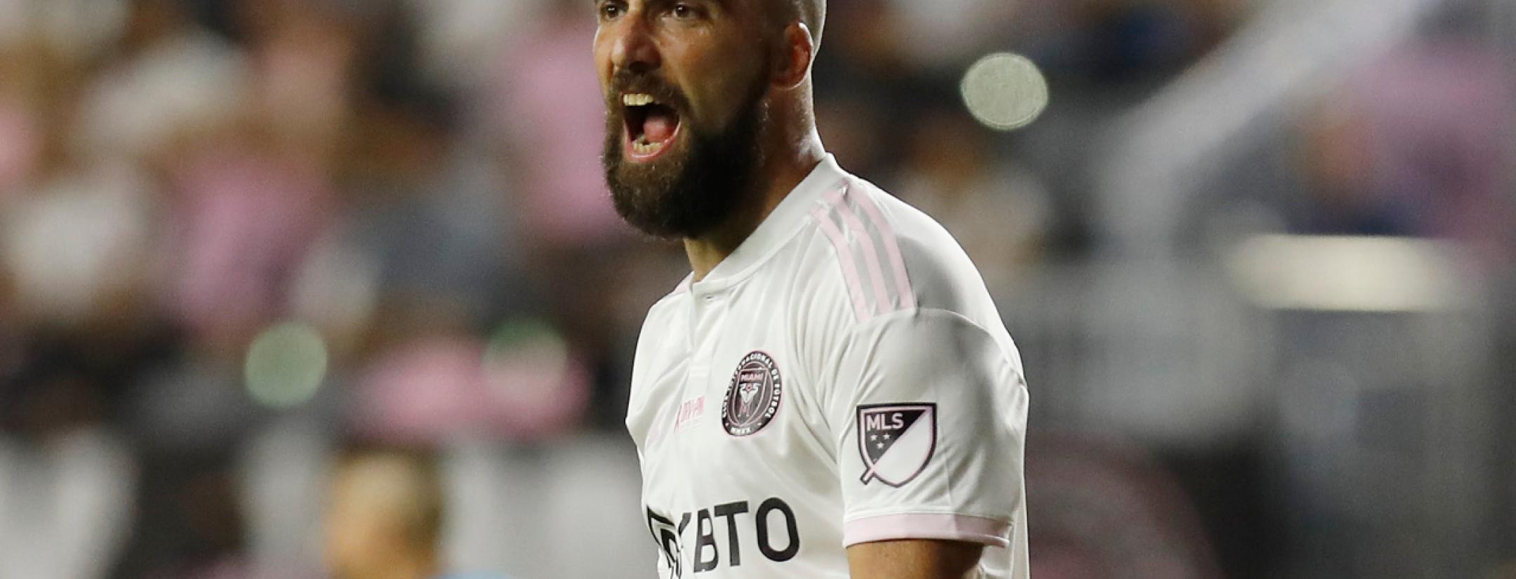 Inter Miami's Gonzalo Higuain