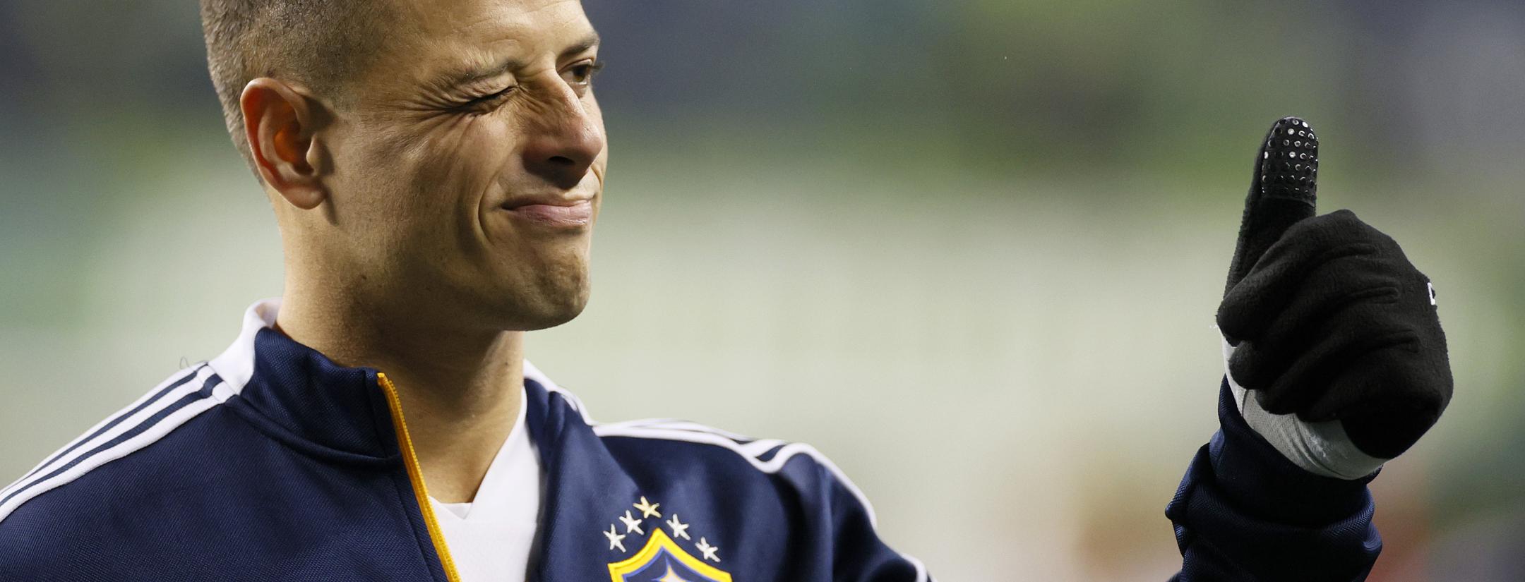 Javier Hernández, delantero mexicano