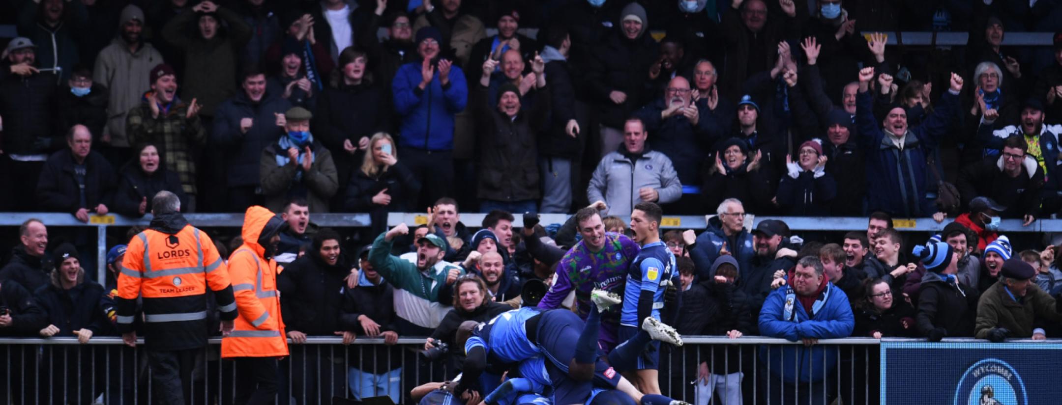 Adebayo Akinfenwa celebration