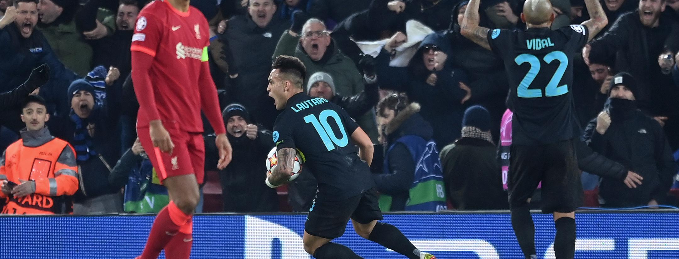 Lautaro Martinez goal vs Liverpool