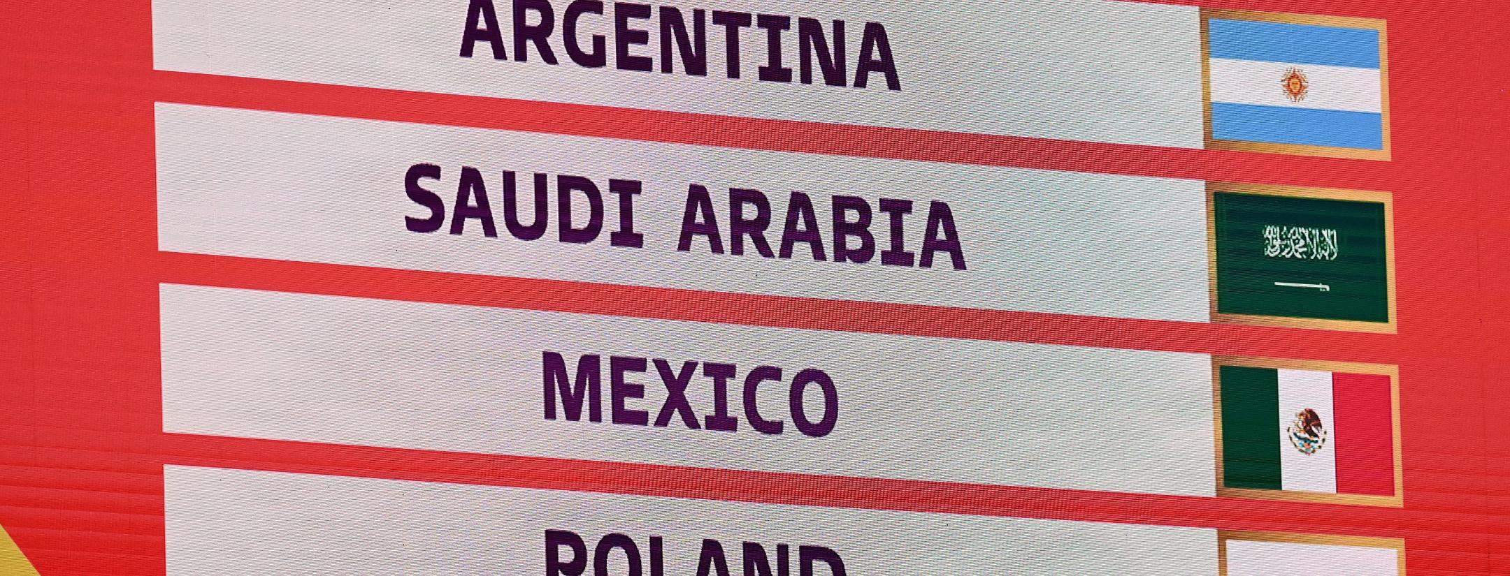 Rivales de México en el Mundial