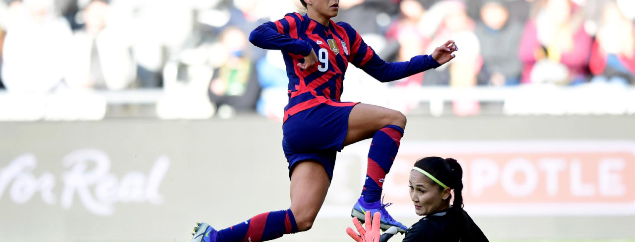 USWNT starting lineup today