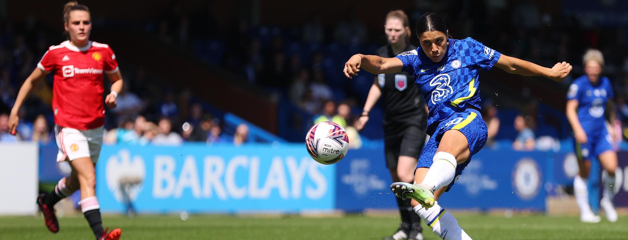Sam Kerr Brace Vs Man United
