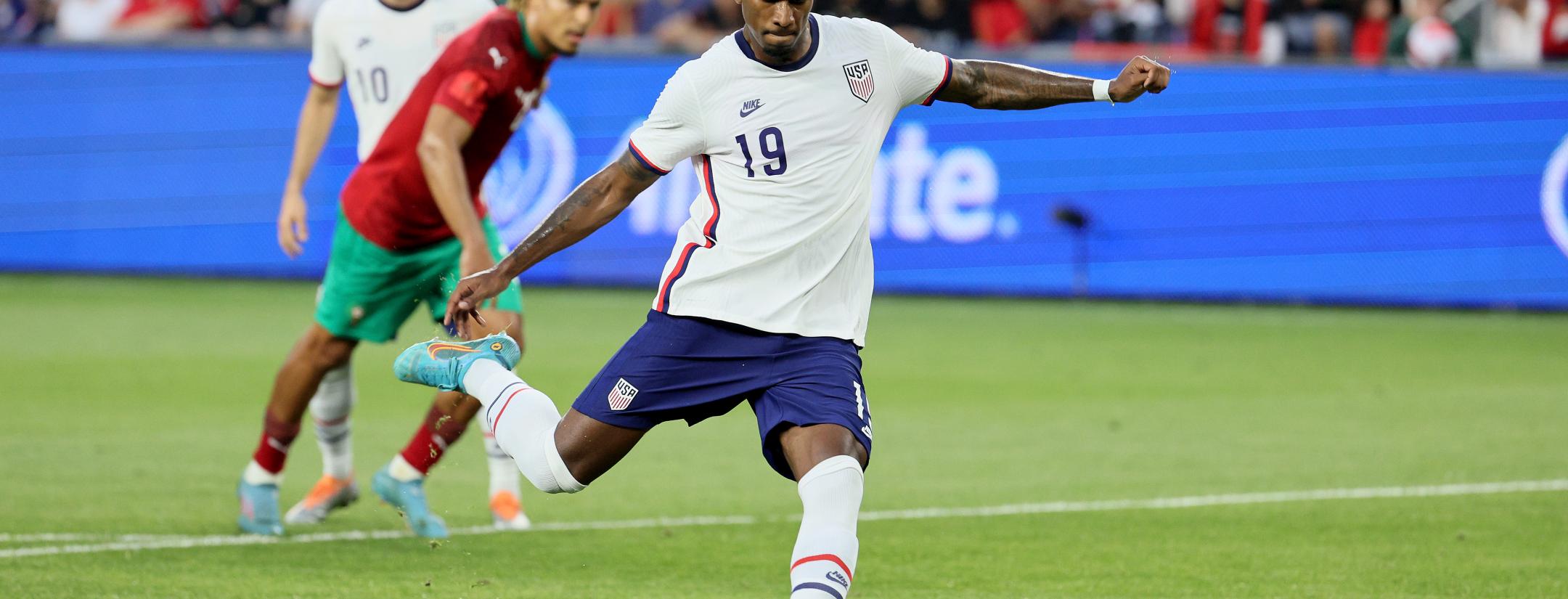 Haji Wright debut goal