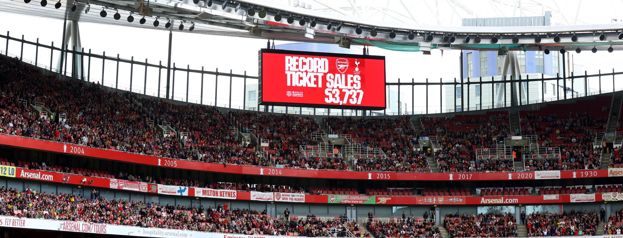 Women's Super League Attendance Record