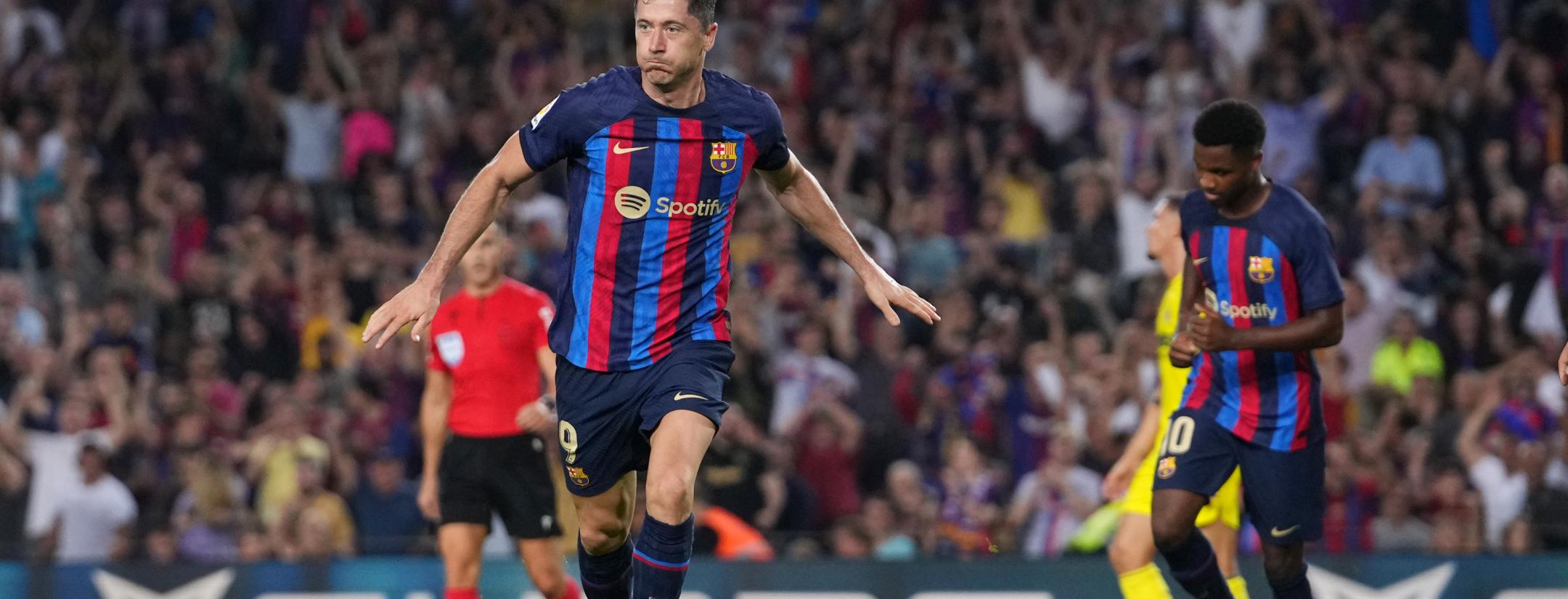 Lewandowski goals vs Villarreal