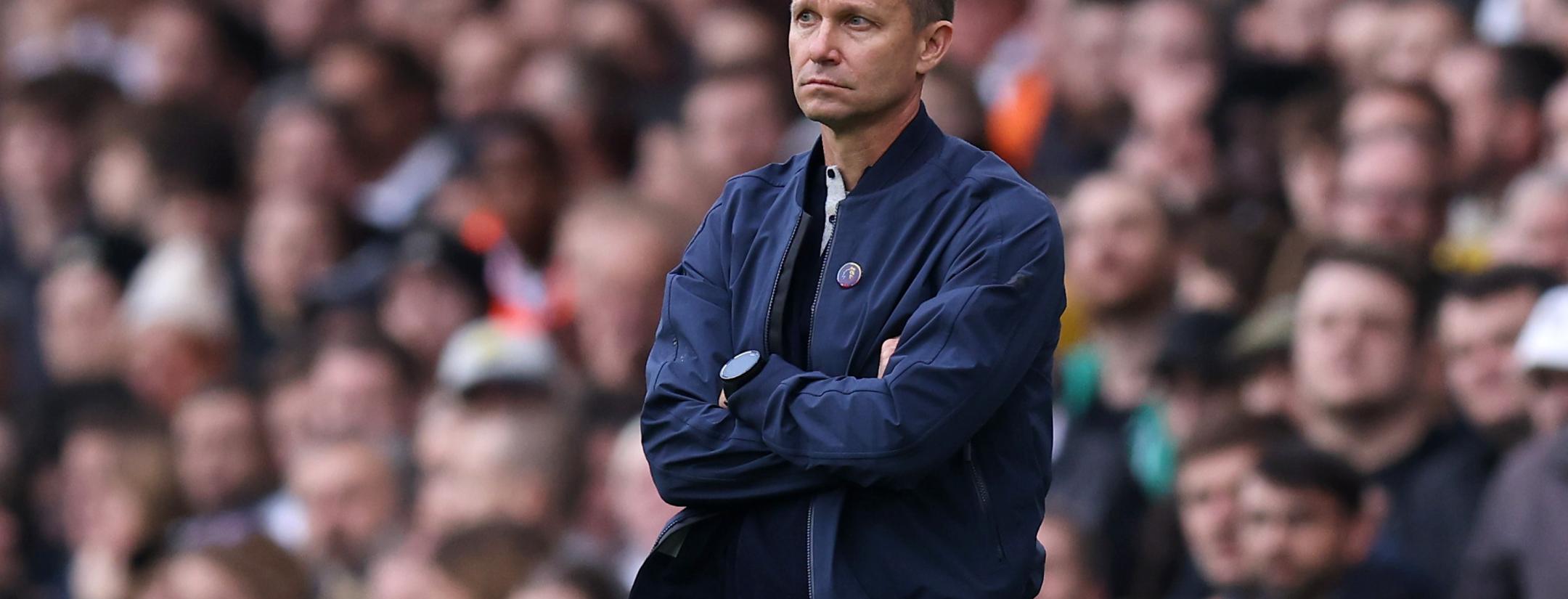 Jesse Marsch leads the sack race