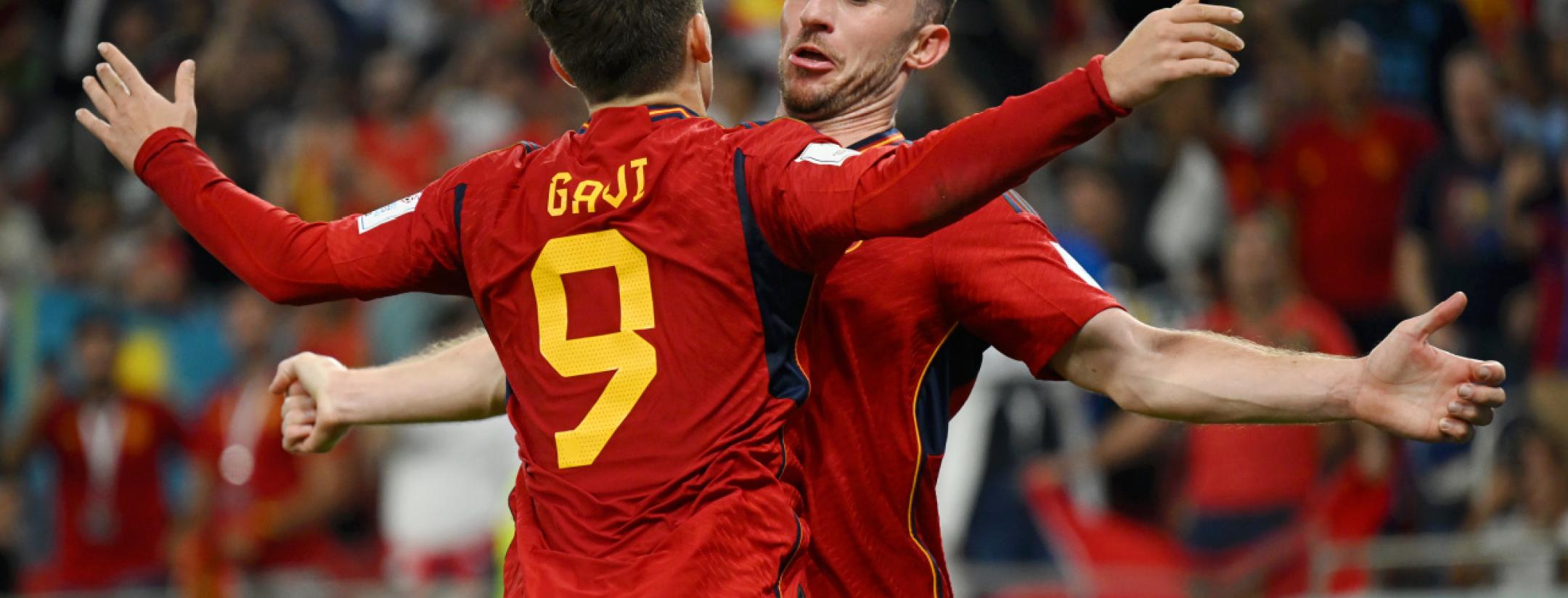 Spain passing stats vs Costa Rica