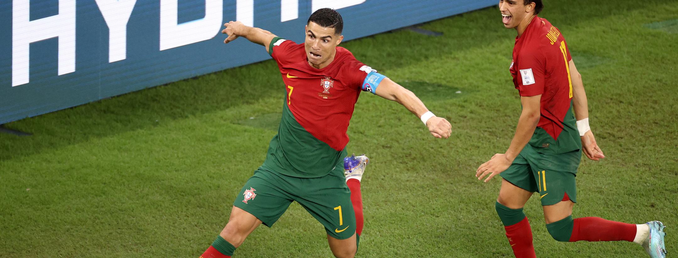 Ronaldo first to score at 5 World Cups