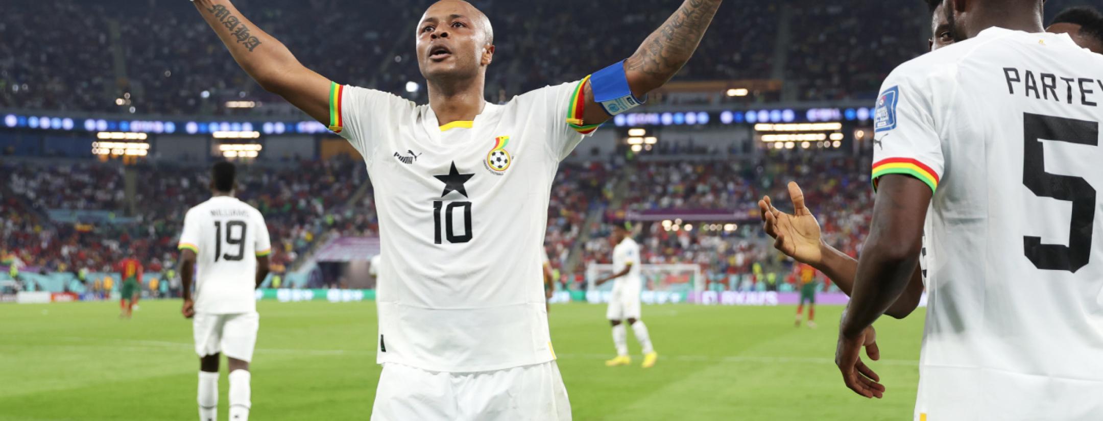 Ghana becomes first African team to score at the 2022 World Cup