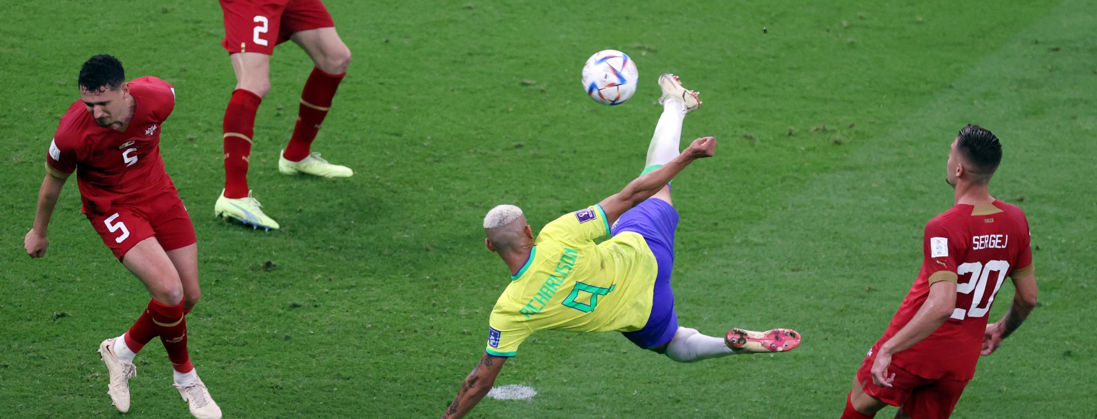 Richarlison goal vs. Serbia