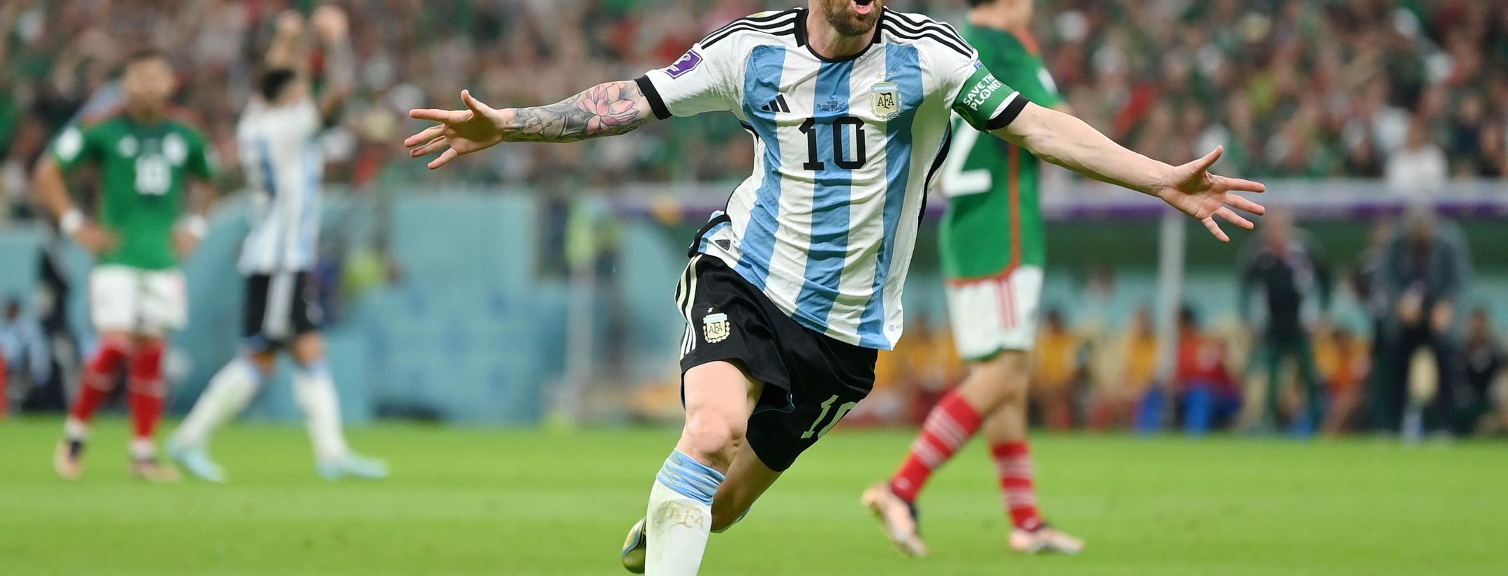 Lionel Messi goal vs Mexico
