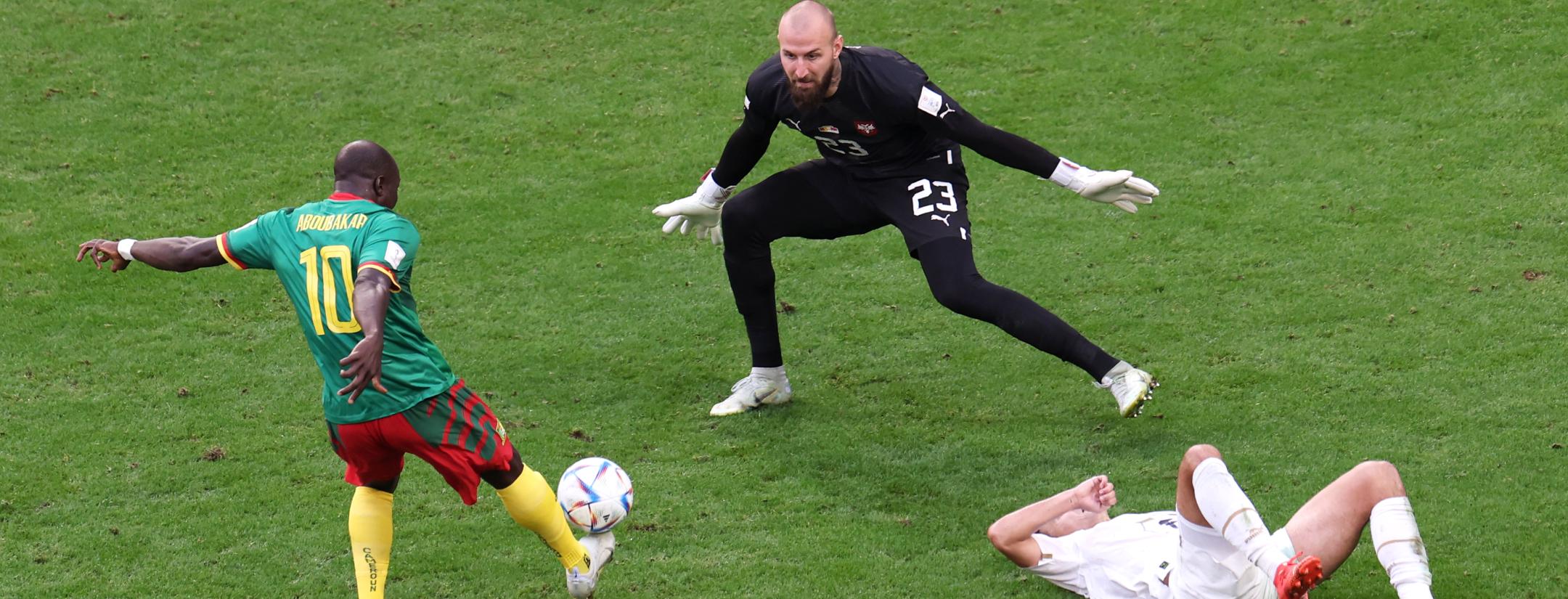 Vincent Aboubakar humiliates defender and keeper with stunning goal