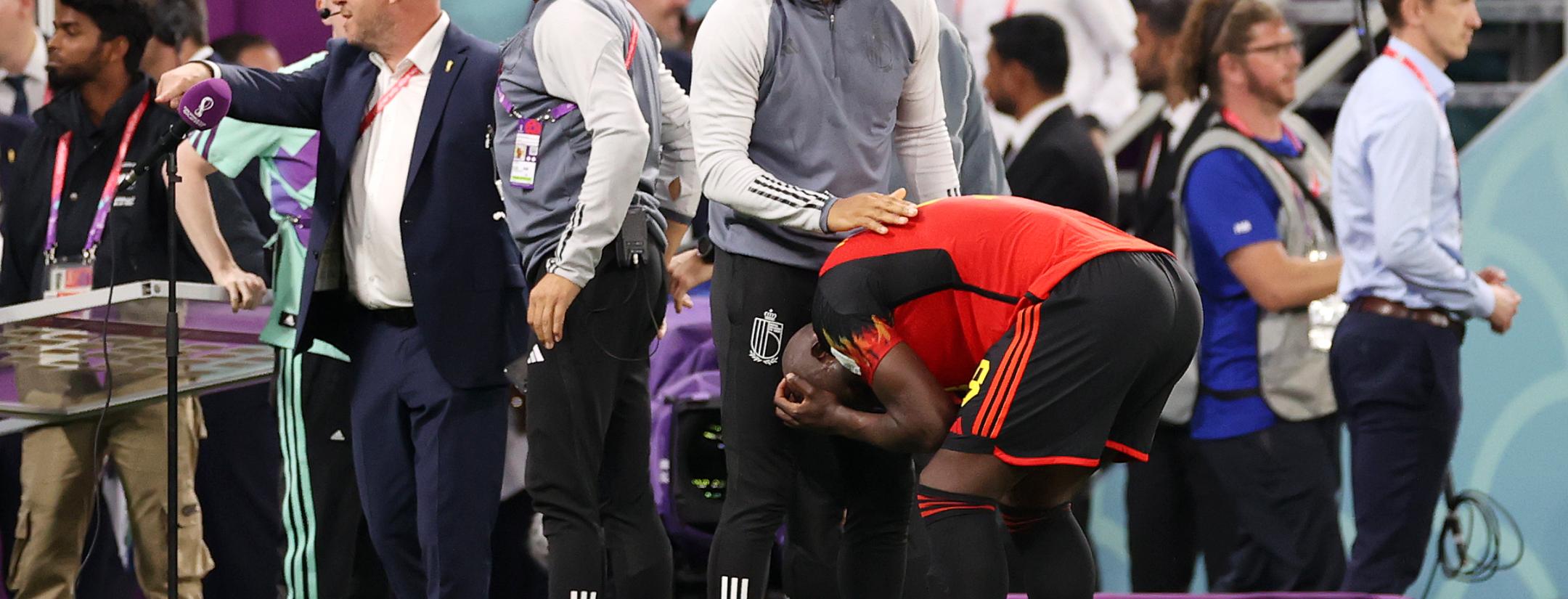 Romelu Lukaku misses vs Croatia