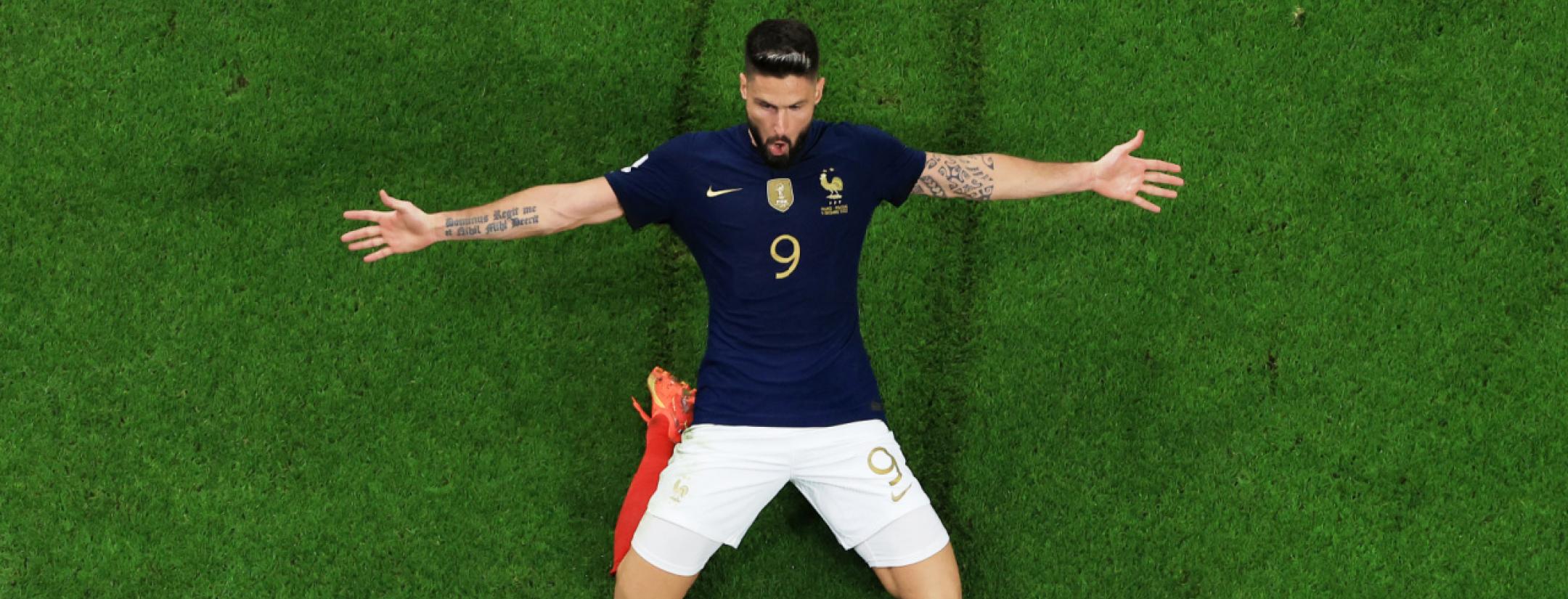 Olivier Giroud becomes France's all-time top scorer with strike over Poland